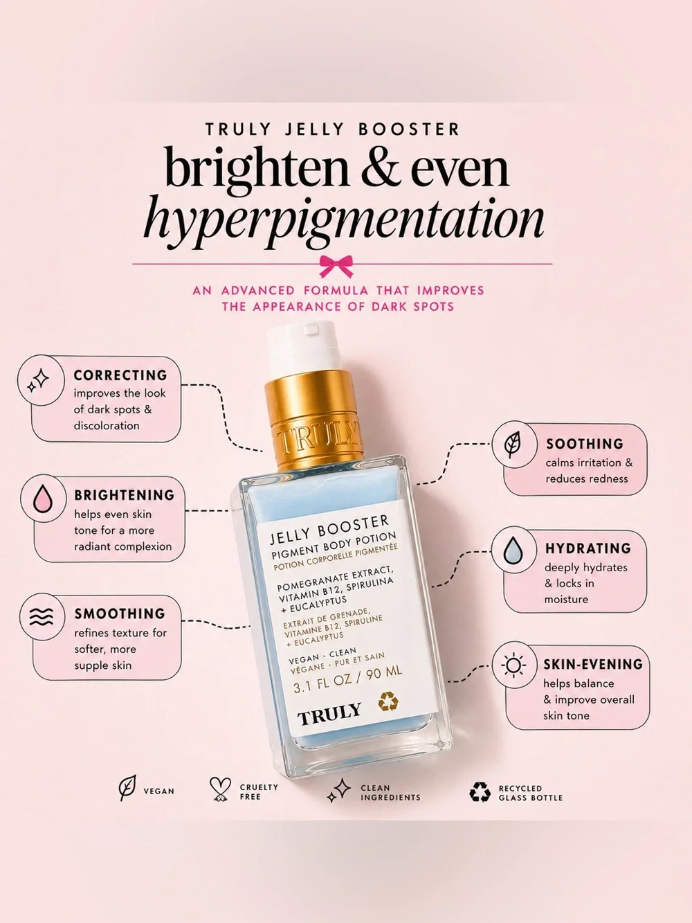 $33 New Truly Beauty Jelly Booster Pigment Body Potion